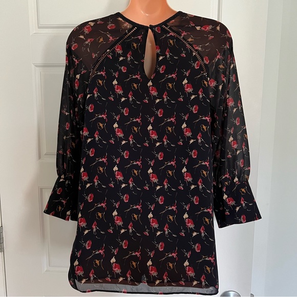 REISS Ella floral blouse - Picture 9 of 16